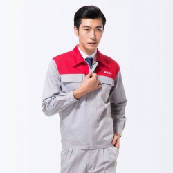 東風日產(chǎn)工作服套裝男 汽修工廠服 JL-QX018